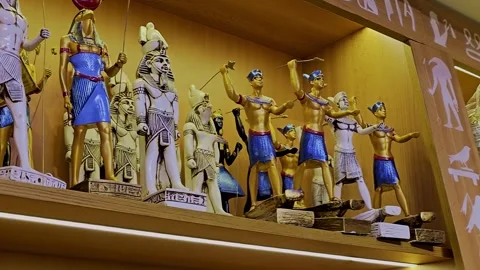 A shelf with a lot of items on it Stock-Footage 291950714