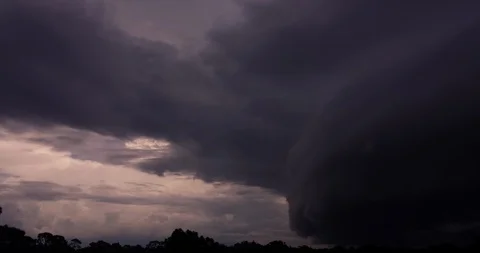 Shelf Storm Cloud Time Lapse (2160p 23.976) Video stock 95412925