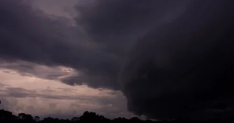 Shelf Storm Cloud Time Lapse (2160p 25fps) Stock Footage 95413352