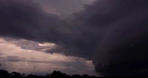 Shelf Storm Cloud Time Lapse (2160p 29.97) Video stock 95414224