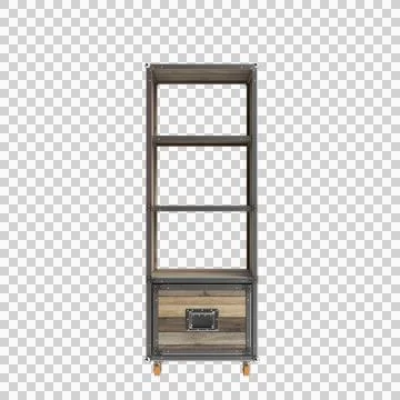 Shelf Vertical Drawer 2 up 1 Stock Illustration
