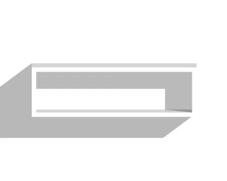 Shelf on wall Stock Illustration