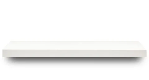 Shelf on wall Stock Photos