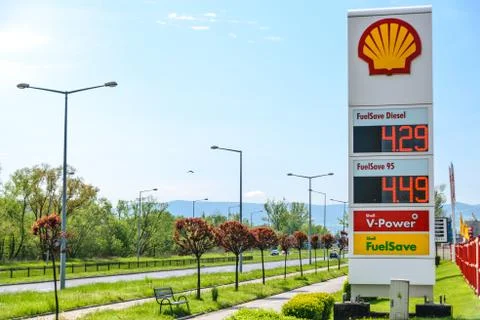 Shell Gas Station Stock Photos