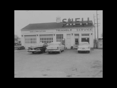 Shell Gas Station Robbery Crime Robbed Empty Cash Register Crime Scene Police Stock Footage 77976065