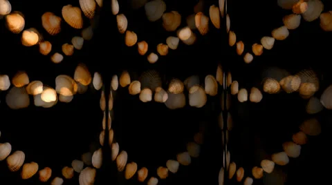 Shell Hearts Motion Mapping Loops Stockbeeldmateriaal 34296165