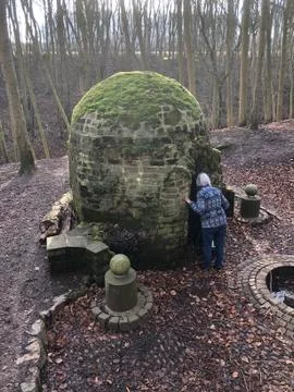 The Shell House in the Woods 스톡 사진