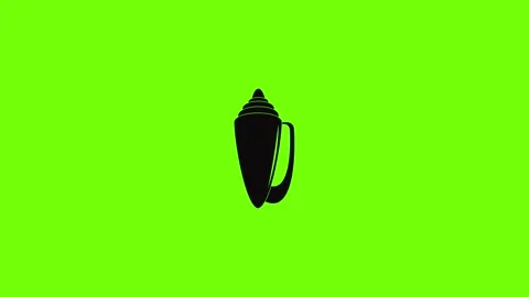 Shell icon animation Stock Footage 157503765