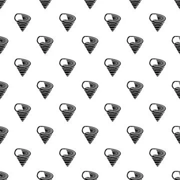 Shell icon, simple style Illustrazione stock