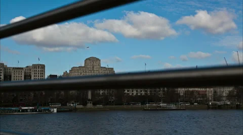 Shell Mex Building in London time lapse 4K 스톡 동영상 36043341