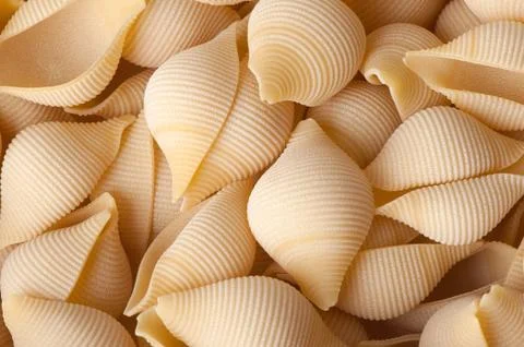Shell pasta Stock Photos