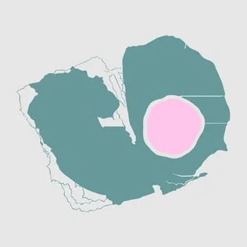 Shell with pearl Illustrazione stock