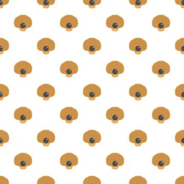 Shell with pearl pattern seamless vector Illustrazione stock