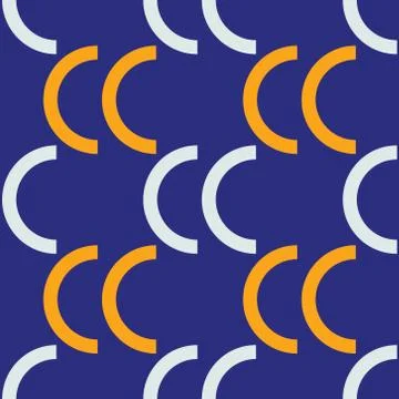 Shell right seamless pattern Stock Illustration