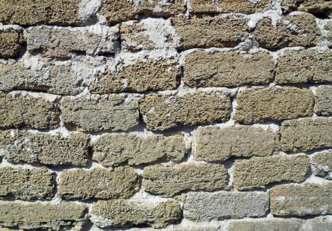 Shell rock barn wall Stock Photos