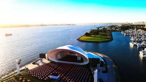 The Shell San Diego (Rady Shell at Jacobs Park) Stock Footage 205735234