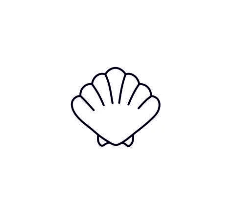 Shell scallop Stock Illustration