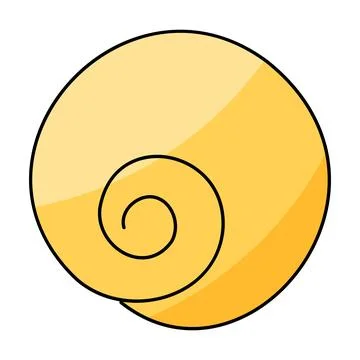 Shell sea summer vacation colored seafood icon Stock-Illustration