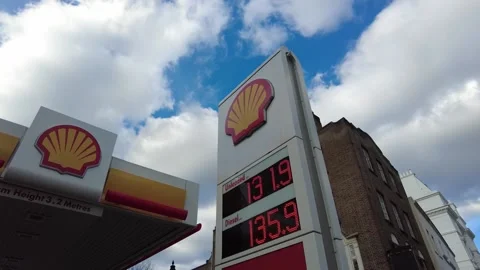 Shell service station Vídeos de archivo 150727708