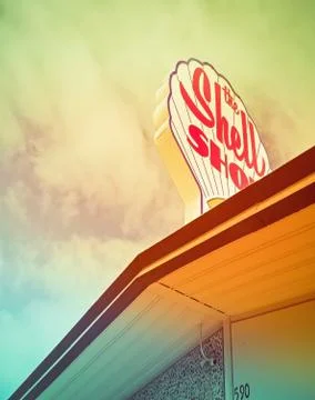 Shell shop Stock Photos