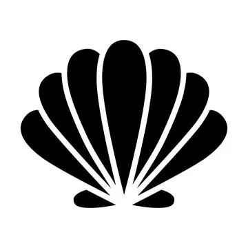 Shell Vector Icon Design Illustration Illustrazione stock