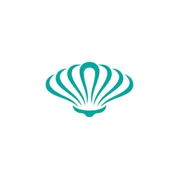 Shell vector icon illustration design Illustrazione stock