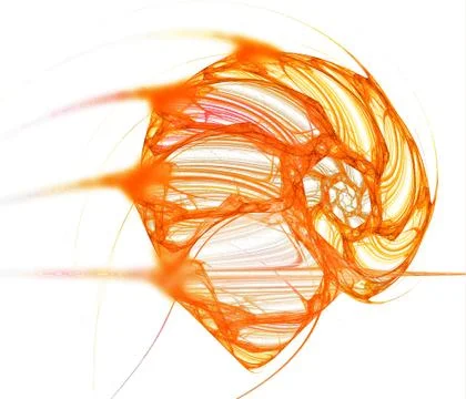 Shell at warp speed Stockillustratie