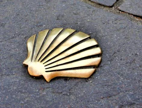 Shell in the Way of St James Stock-Fotos