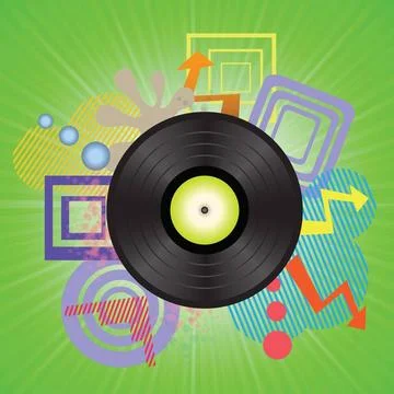 Shellac colorful illustration shellac icon for your design Copyright: xZoo... Stock Photos