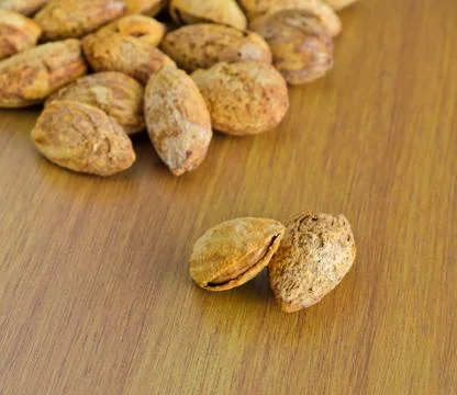 Shelled almond Stock Photos