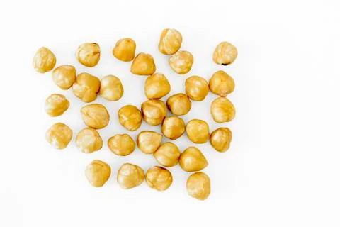 Shelled Hazelnuts Stock Photos
