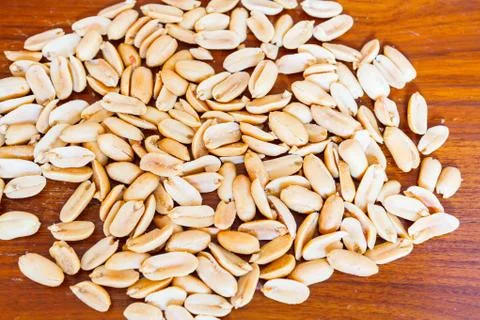 Shelled peanuts Stock Photos