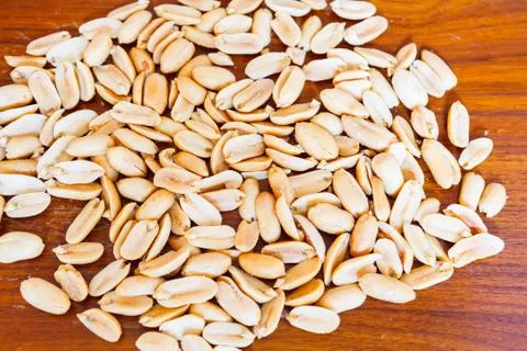 Shelled peanuts Stock Photos