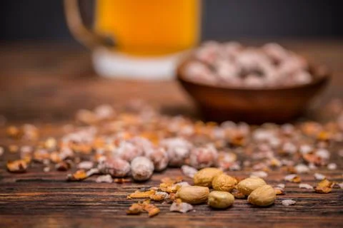 Shelled peanuts Foto stock