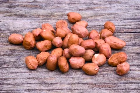 Shelled peanuts Stock Photos