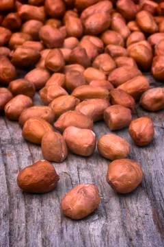 Shelled peanuts Stock Photos