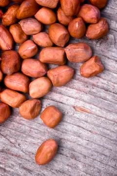 Shelled peanuts Stock Photos