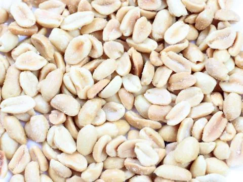 The shelled peanuts 스톡 사진