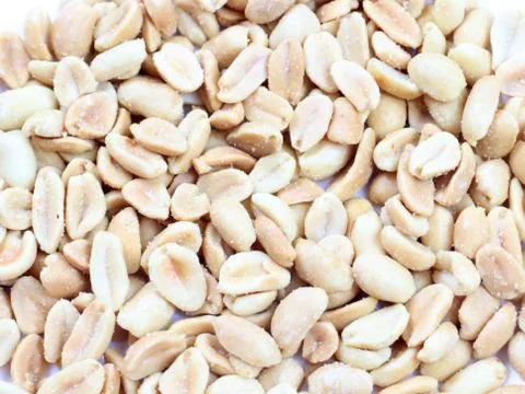 The shelled peanuts Foto stock