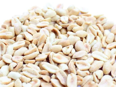 The shelled peanuts 스톡 사진