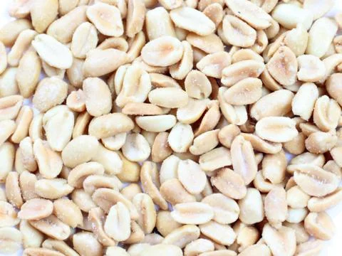 The shelled peanuts Foto stock