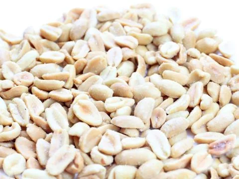 The shelled peanuts Foto stock