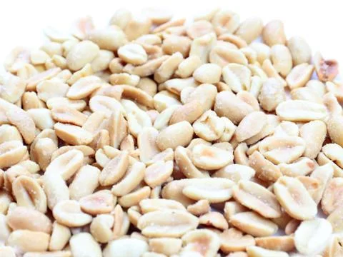 The shelled peanuts Foto stock
