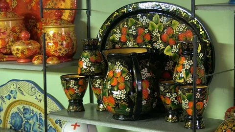 Shellhohloma Stock Footage 103096744