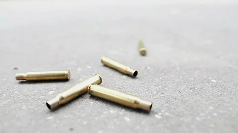 Shells Falling Stock Footage 33695671