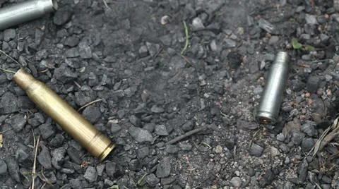 Shells Falling Stock Footage 33695682