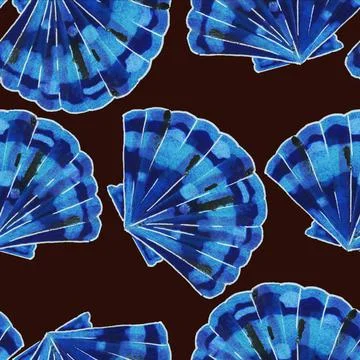 Shells, mollusks Stock Illustration