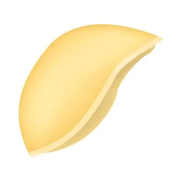 Shells pasta mockup, realistic style Illustrazione stock