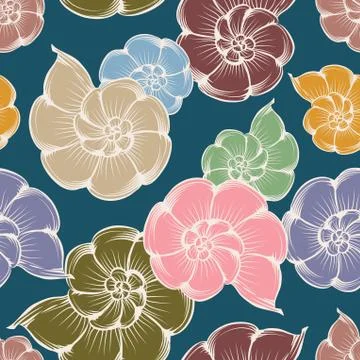 Shells pattern Stock Illustration