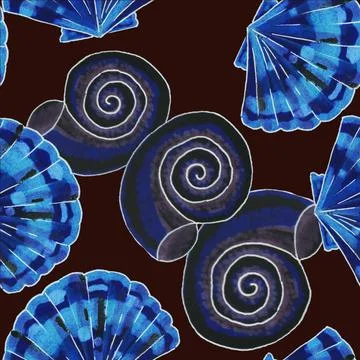 Shells, shellfish Illustrazione stock